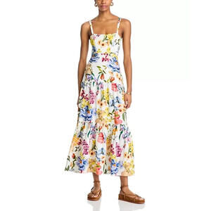NEW, Farm Rio Greek Garden Sleeveless Maxi Dress in Greek Gard Size XL #MD0155